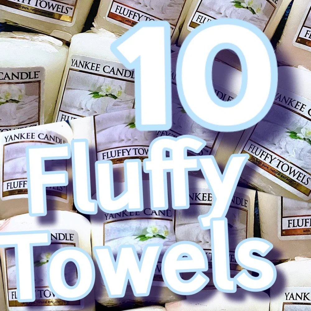 10 votive Yankee Candles lot bundle Fluffy Towels Scent
